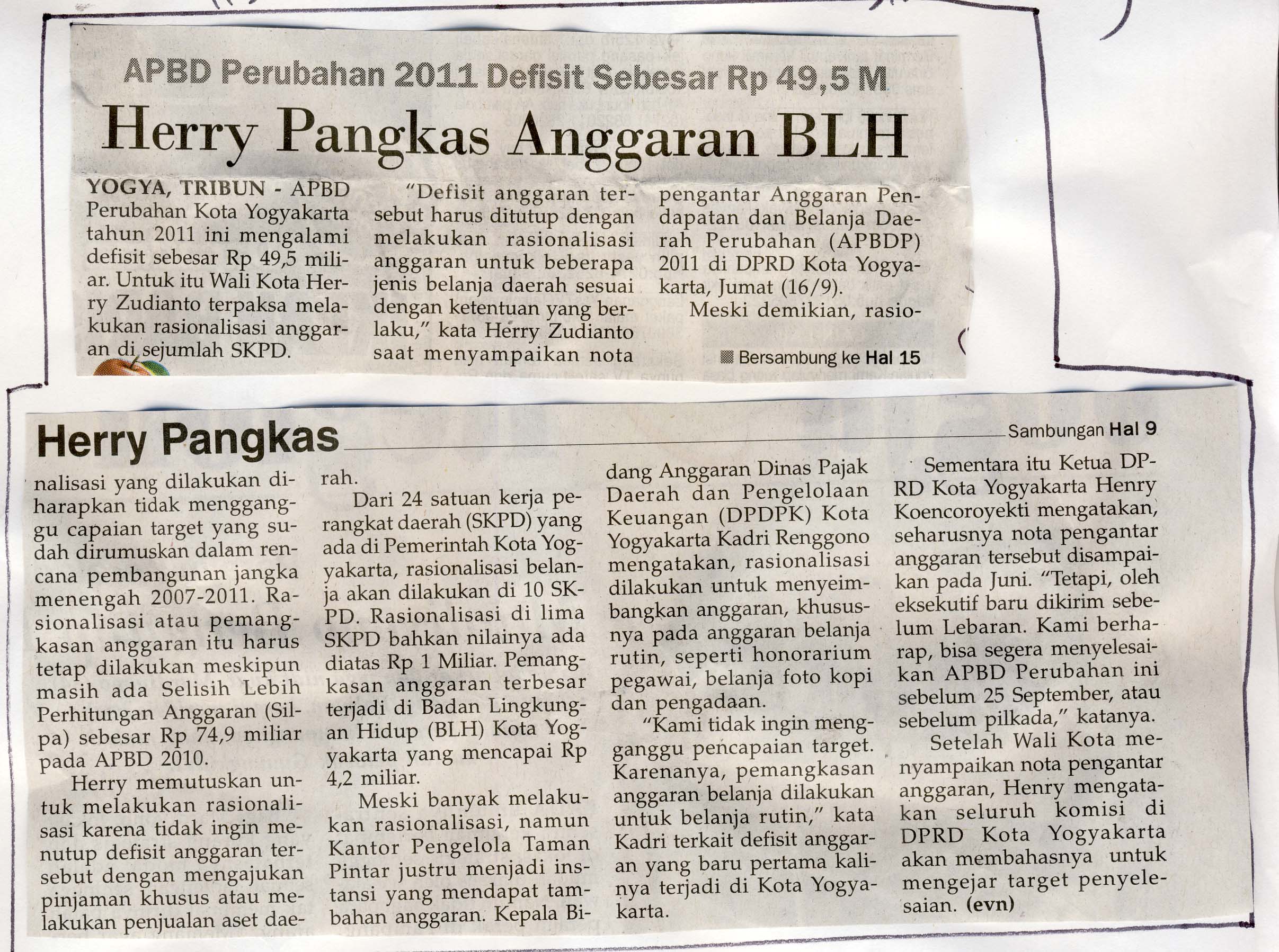 Kliping jogja terbaru